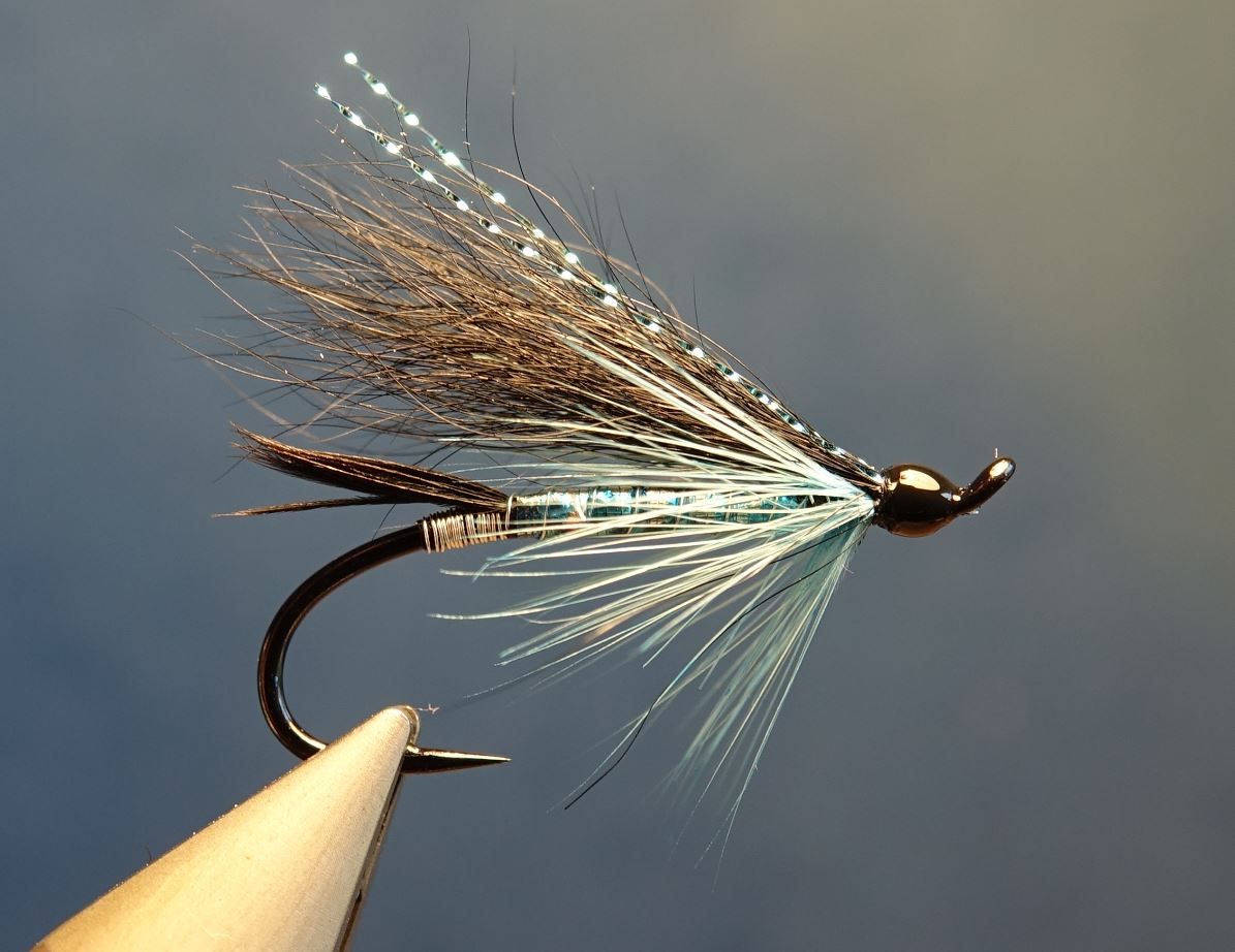 Black & blue fly mouche saumon salmon fly-tying eclosion