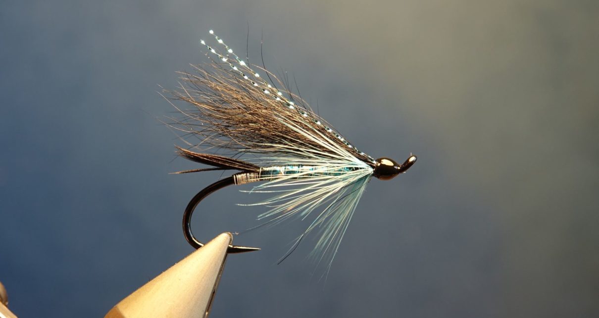 Black & blue fly mouche saumon salmon fly-tying eclosion