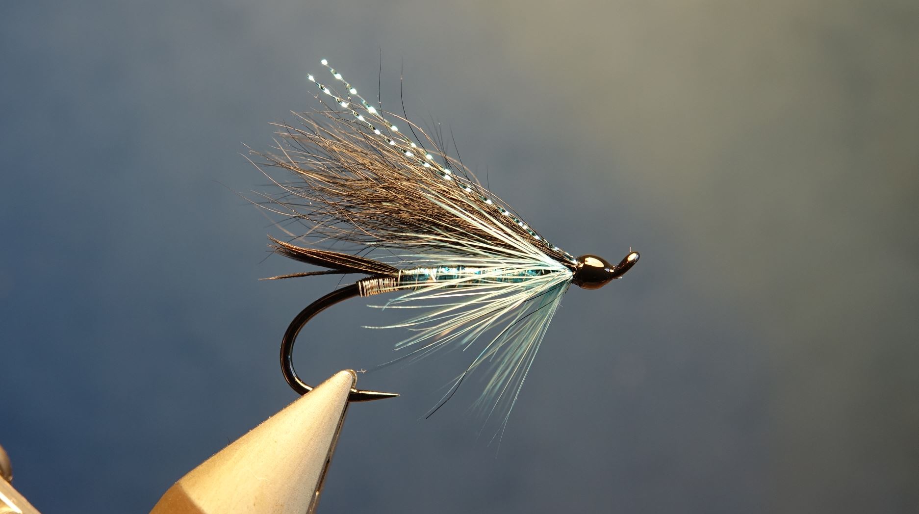 Black & blue fly mouche saumon salmon fly-tying eclosion