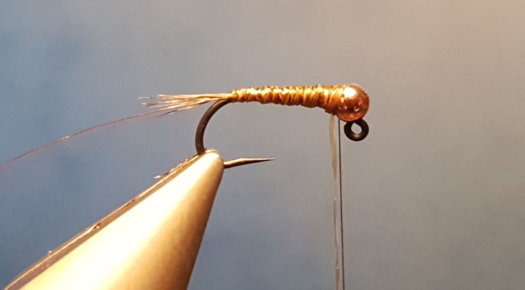 Perdigon madera bille tungstene fly tying mouche eclosion