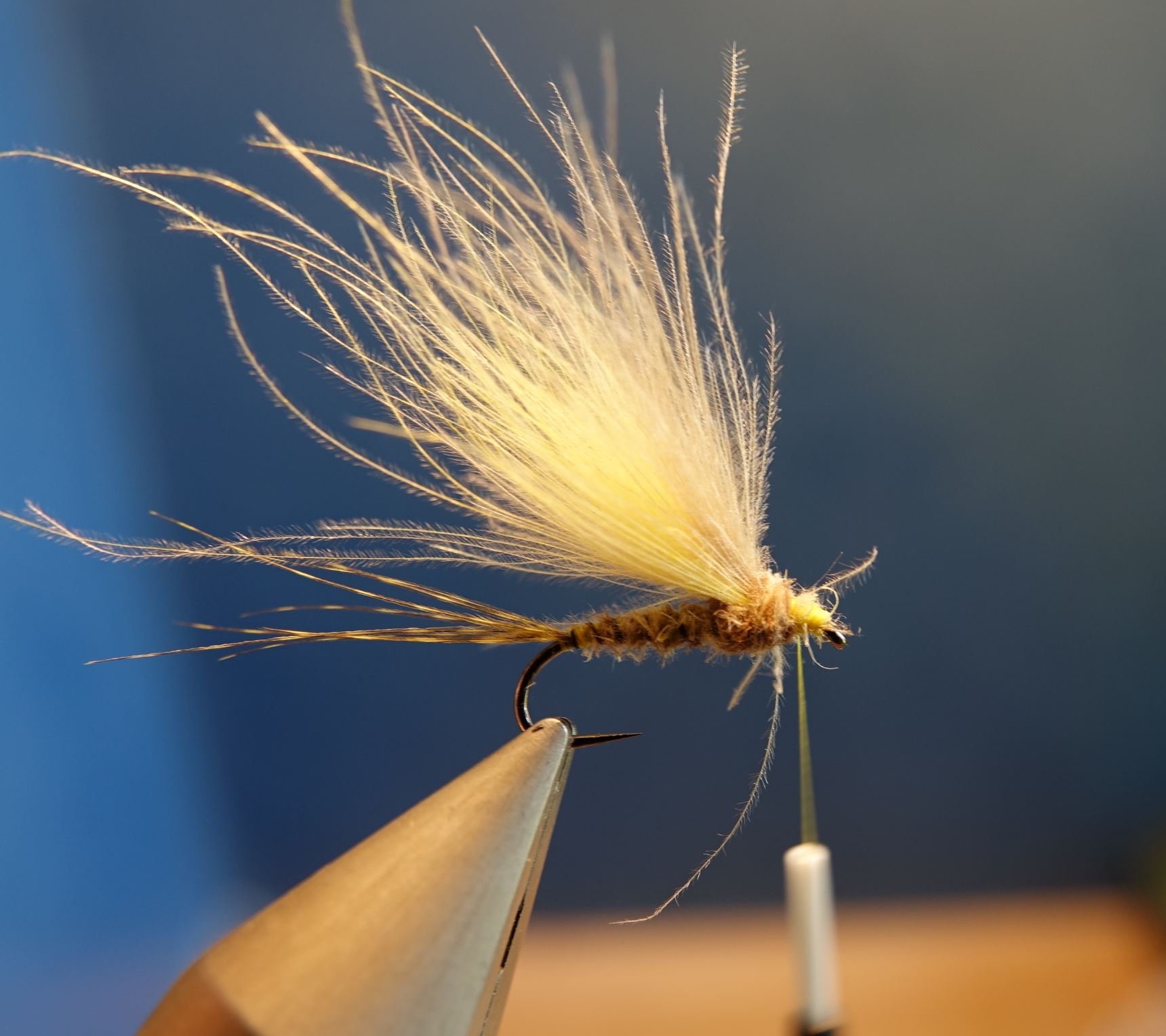 MDM mouche de mai CDC perdrix plume partridge mouche fly tying eclosion