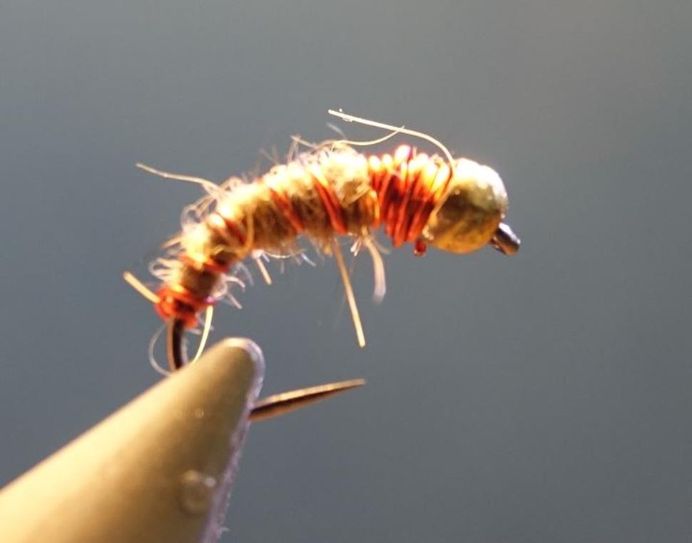 Nymphe bille dubbing lièvre hare fly tying mouche eclosion
