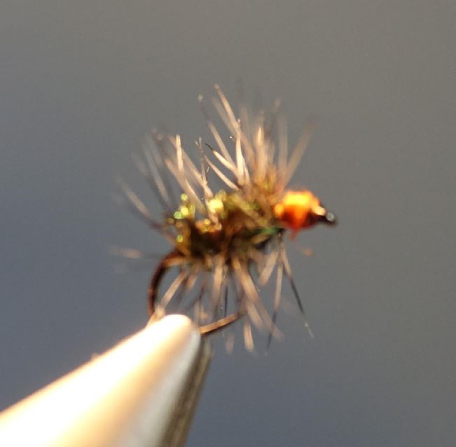 Gnat herl paon hackle grizzly mouche fly tying eclosion