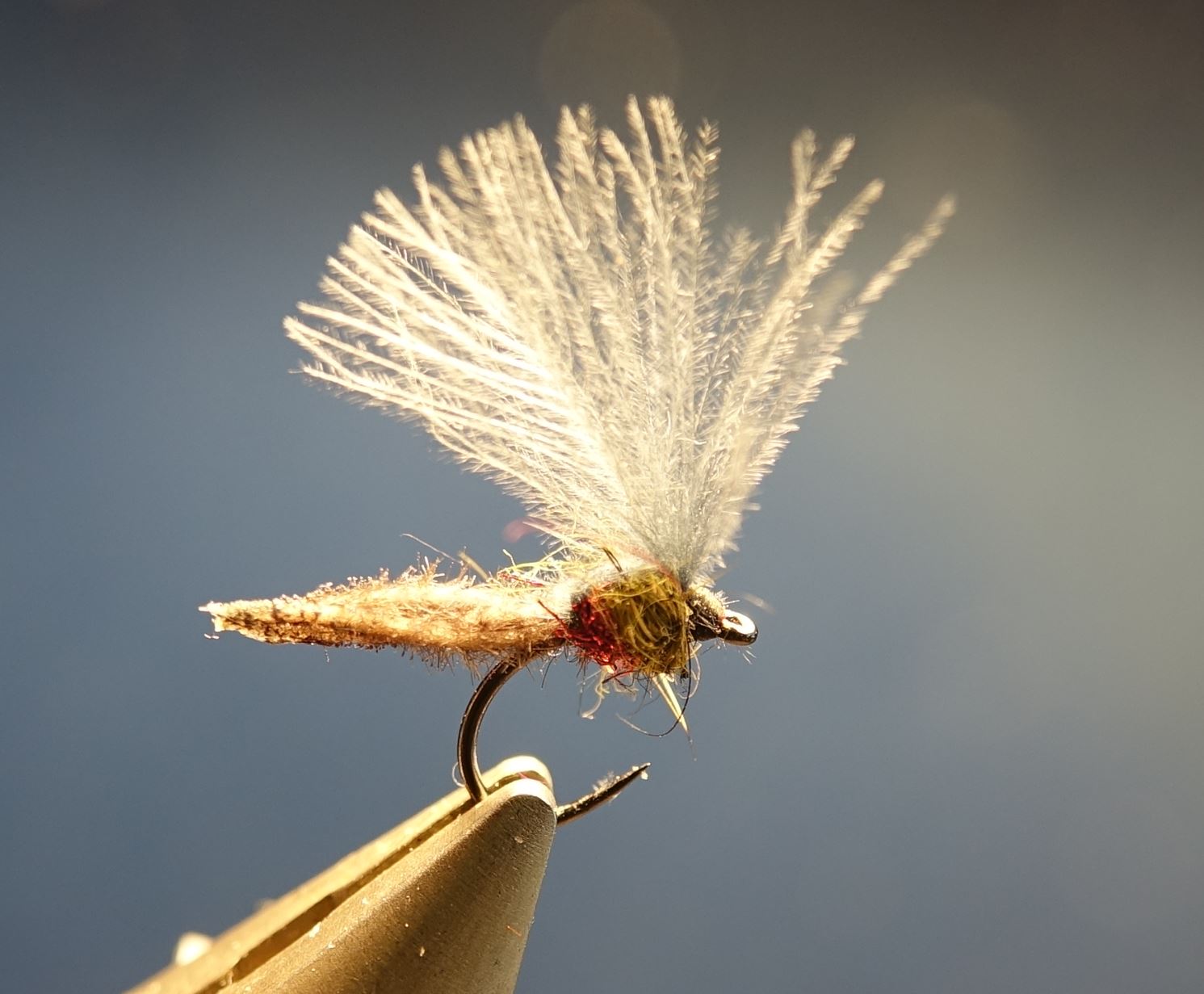 Chironome microchenille CDC dubbing mouche fly tying eclosion tip