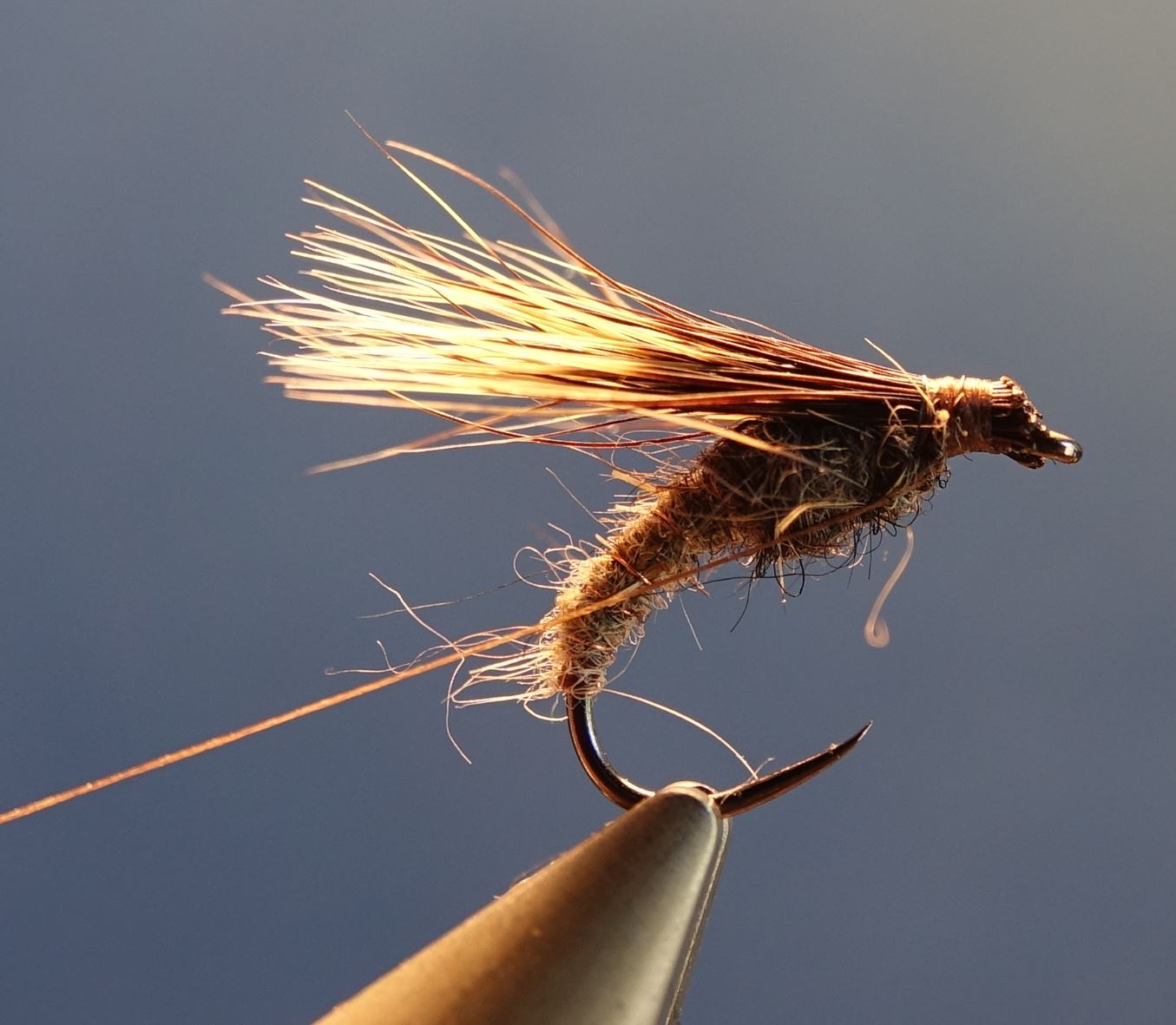 Emergente sedge marmotte fly tying mouche eclosion