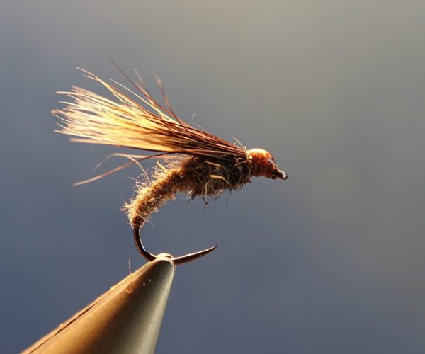 Emergente sedge marmotte fly tying mouche eclosion