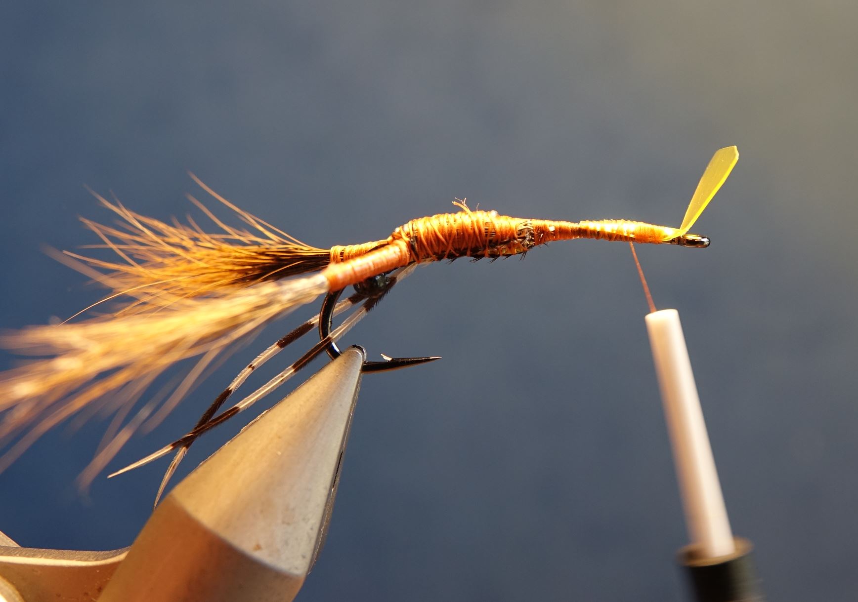 Ecrevisse craw crayfish fly tying mouche eclosion abdomen