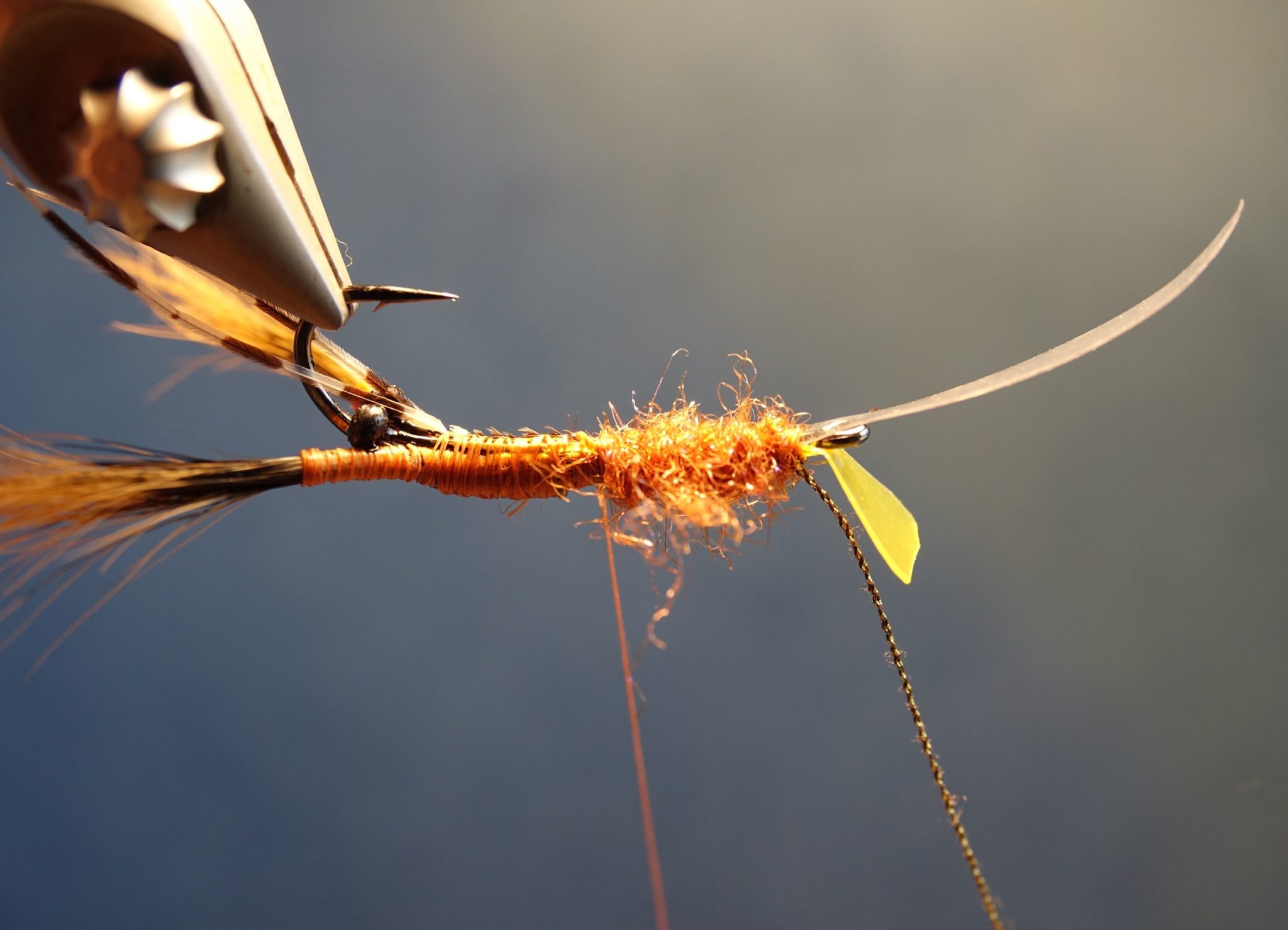 Ecrevisse craw crayfish fly tying mouche eclosion abdomen