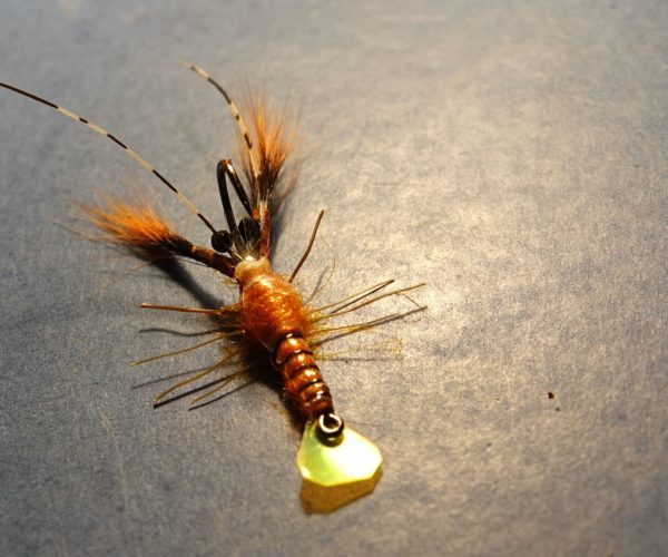 Ecrevisse craw crayfish fly tying mouche eclosion mis en avant