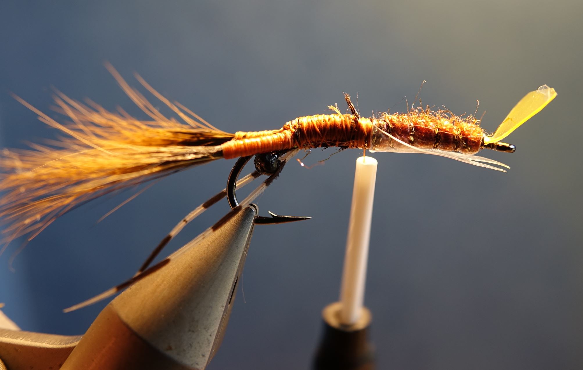 Ecrevisse craw crayfish fly tying mouche eclosion cephalothorax