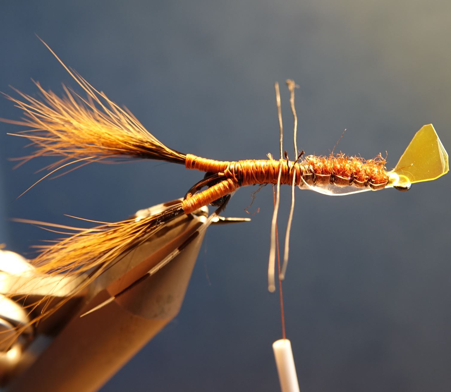 Ecrevisse craw crayfish fly tying mouche eclosion cephalothorax