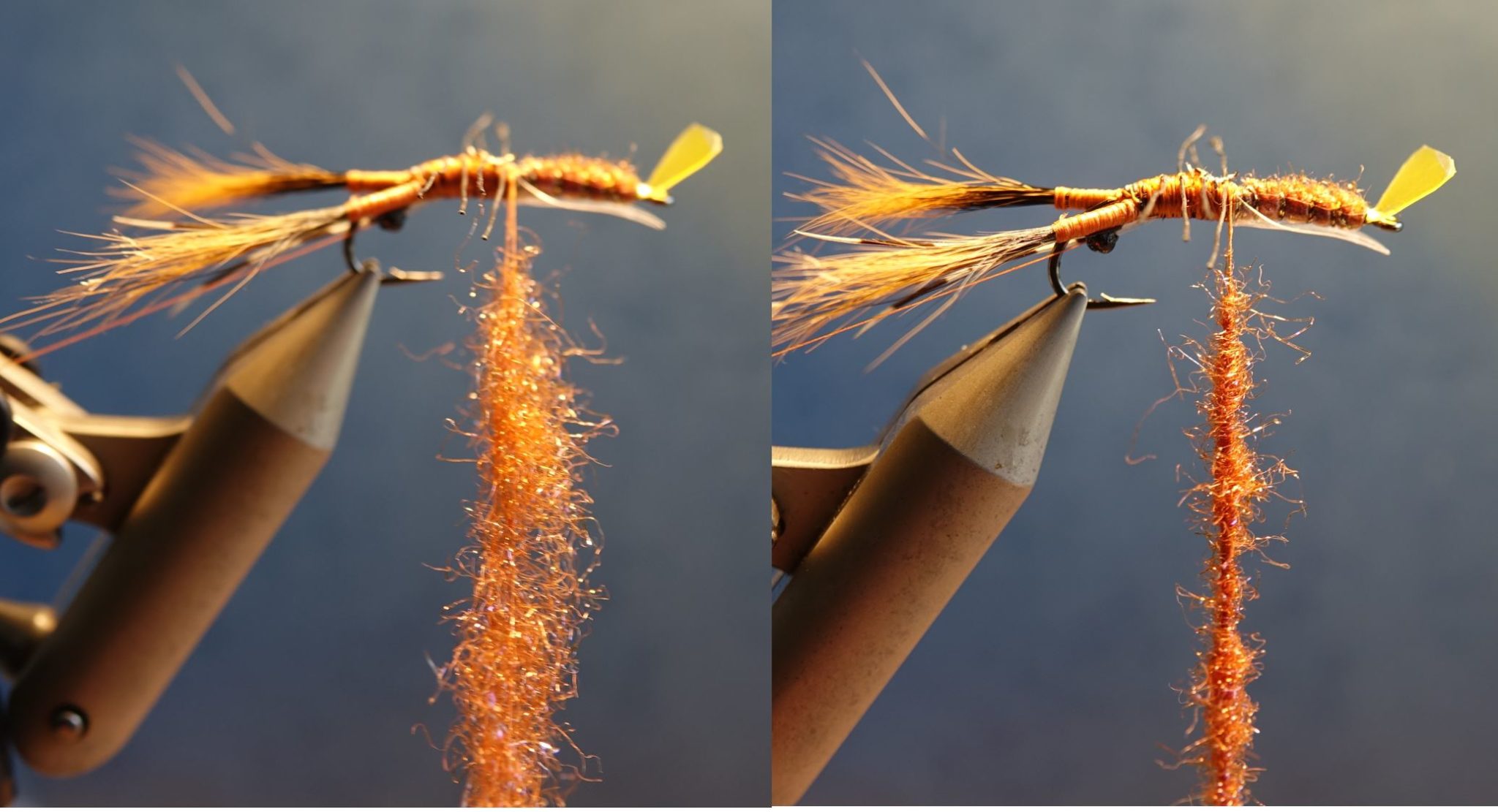 Ecrevisse craw crayfish fly tying mouche eclosion cephalothorax