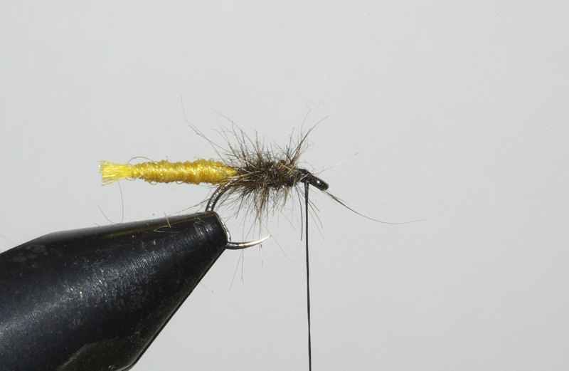 voilier crp détaché noué CDC dubbing lièvre fly mouche tying flytying eclosion