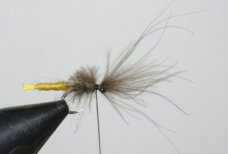 voilier crp détaché noué CDC dubbing lièvre fly mouche tying flytying eclosion