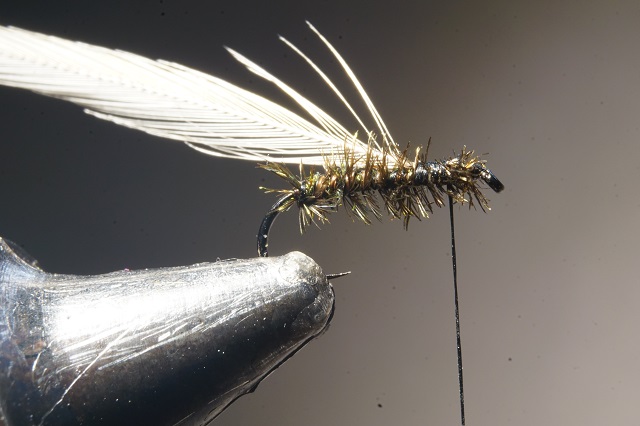 mouche tandem corps paon fly flytying tying mouche eclosion