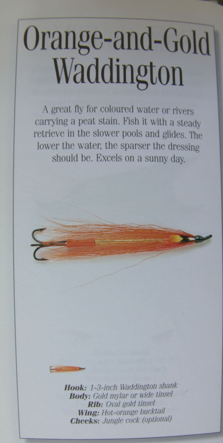 orange gold waddington bucktail streamer poil fur flytying fly tying mouche streamer eclosion