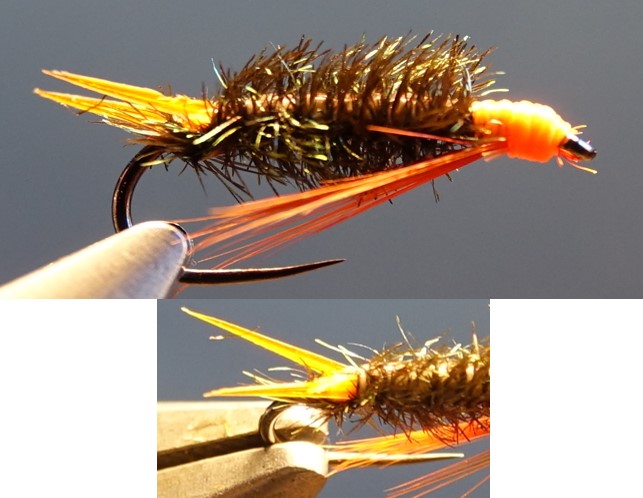 cerques tail mouches fly tying flytyting eclosion goose oie biot