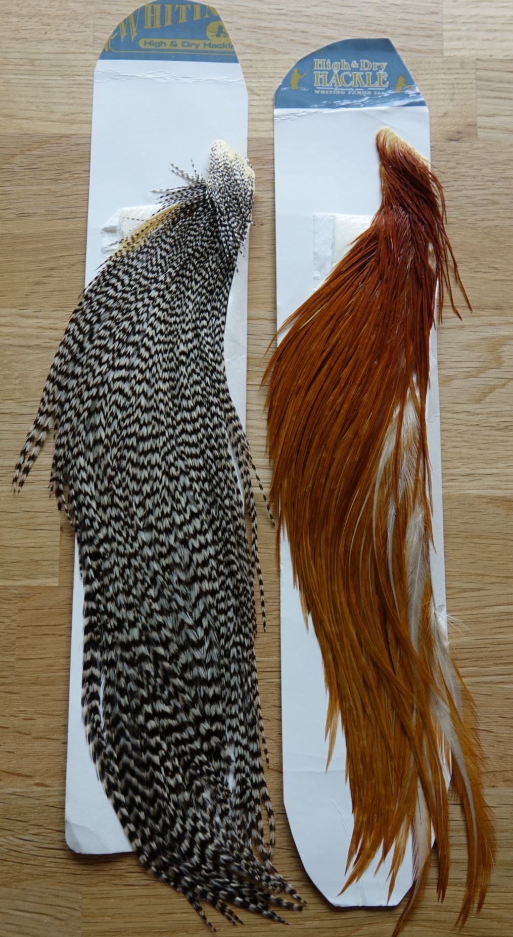 brown roux grizzly cape rooster coq hackle eclosion Adams