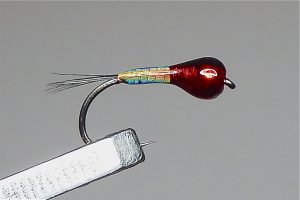 Perdigon nymph nymphe rouge red mouche fly tying Eclosion 