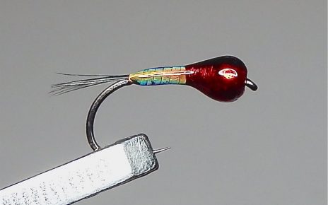 Perdigon nymph nymphe rouge red mouche fly tying Eclosion