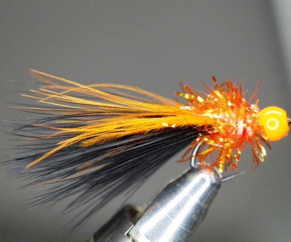 Micro streamer still water close water marabou polyfloss flytyting Enclosion