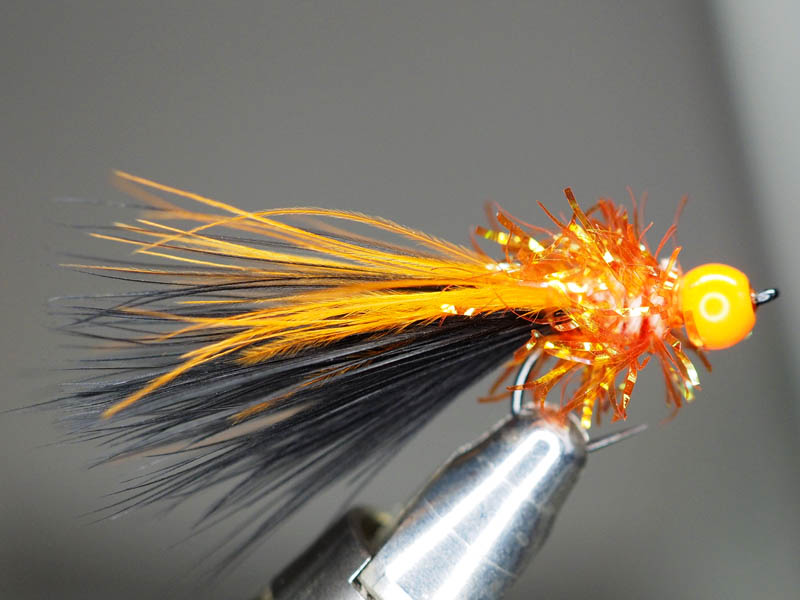 Micro streamer still water close water marabou polyfloss flytyting Enclosion