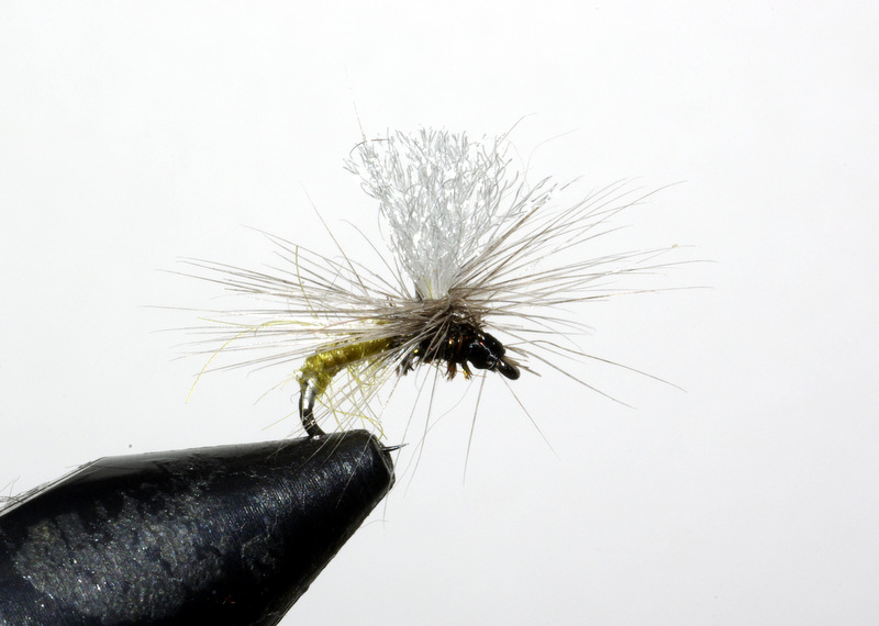 Klinkhammer olive mouche emergente fly flytying Eclosion