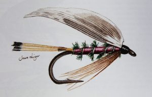 Mouches a truite de mer Jean Léger flytying fly flyfising Eclosion 1