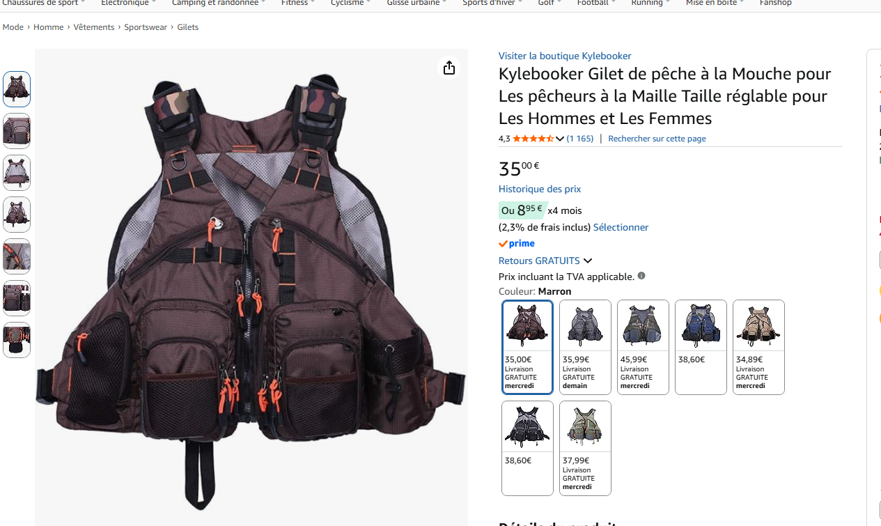 amazon gilet