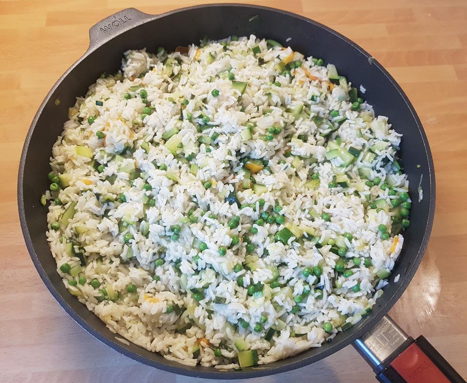 riz pilaf petits pois courgettes (Copy)