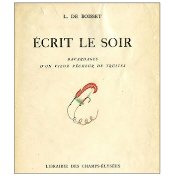 DE BOISSET / ÉCRIT LE SOIR