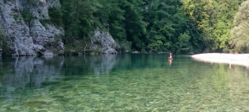 L'attente du Gobage - rivière Idrijca (Slovénie)