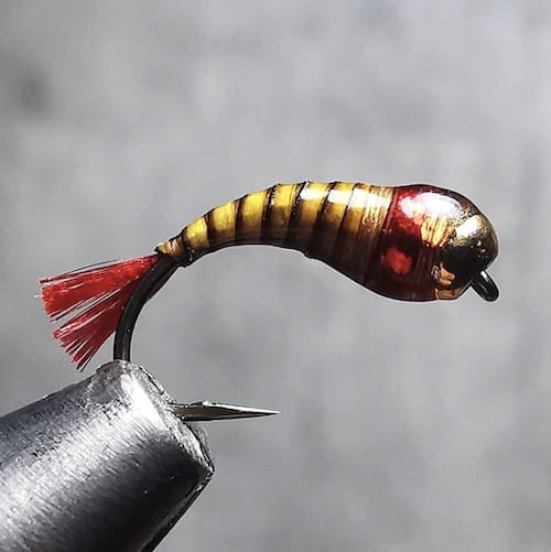 Perdigon gorge et tag rouge