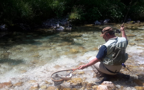 SLOVENIE - rivières ouest - pêcheurs 1