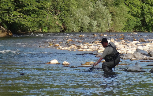 SLOVENIE - rivières ouest - pêcheurs 11