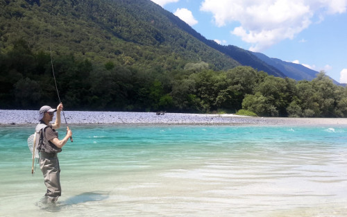 SLOVENIE - rivières ouest - pêcheurs 12