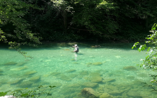 SLOVENIE - rivières ouest - pêcheurs 13
