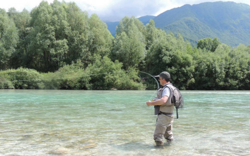 SLOVENIE - rivières ouest - pêcheurs 5