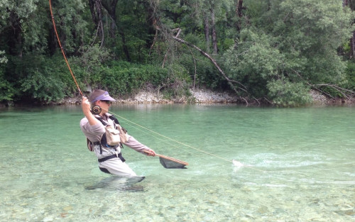 SLOVENIE - rivières ouest - pêcheurs 9