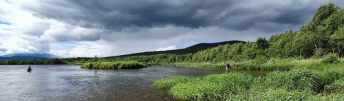 La magnifique GLOMMA, sur le secteur du Kvennan Fly Fishing
